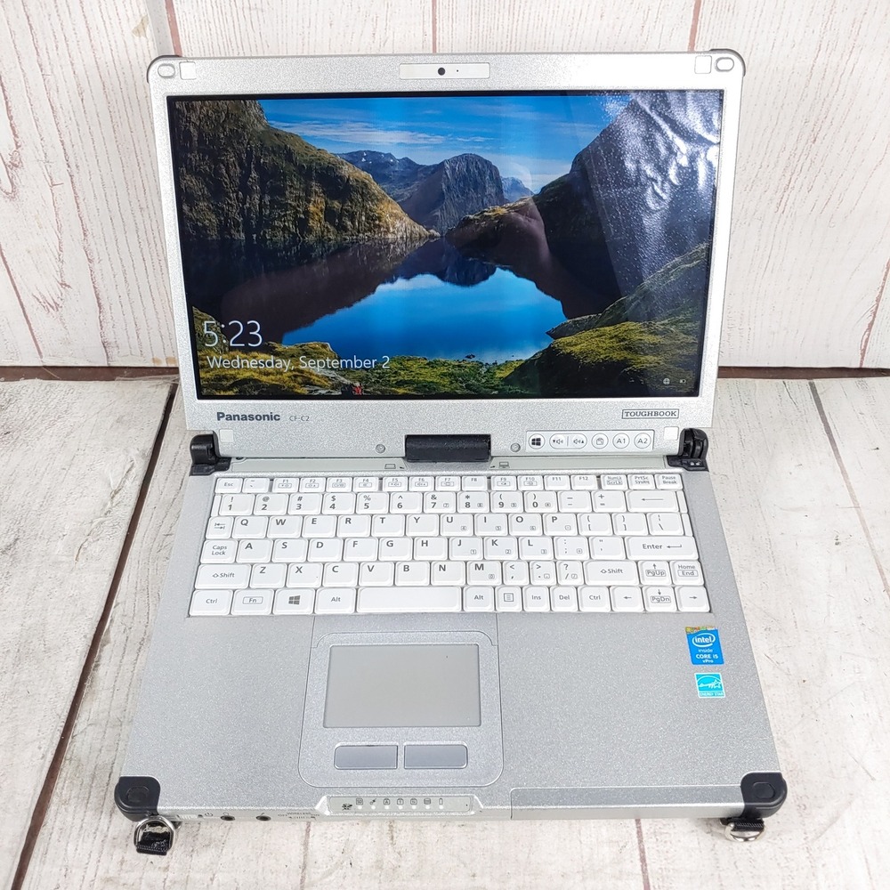 TESTED Panasonic Toughbook CF-C2 i5-4300U 1.9GHz 8GB RAM 256GB SSD Win10 Laptop